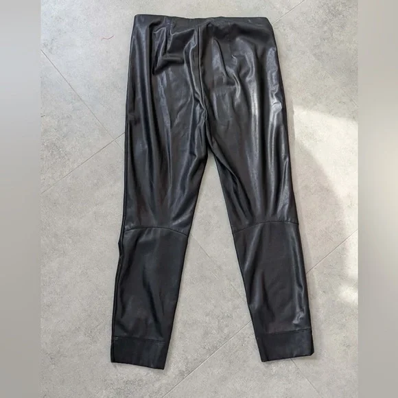 Seductive Sabrina Faux Leather 7/8 Pants Black EU 40 - Picture 2 of 11